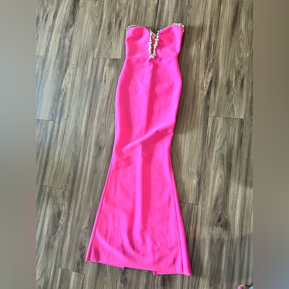 Fashionnova pink bandage gown